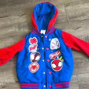adorable spidey and friends toddler jacket